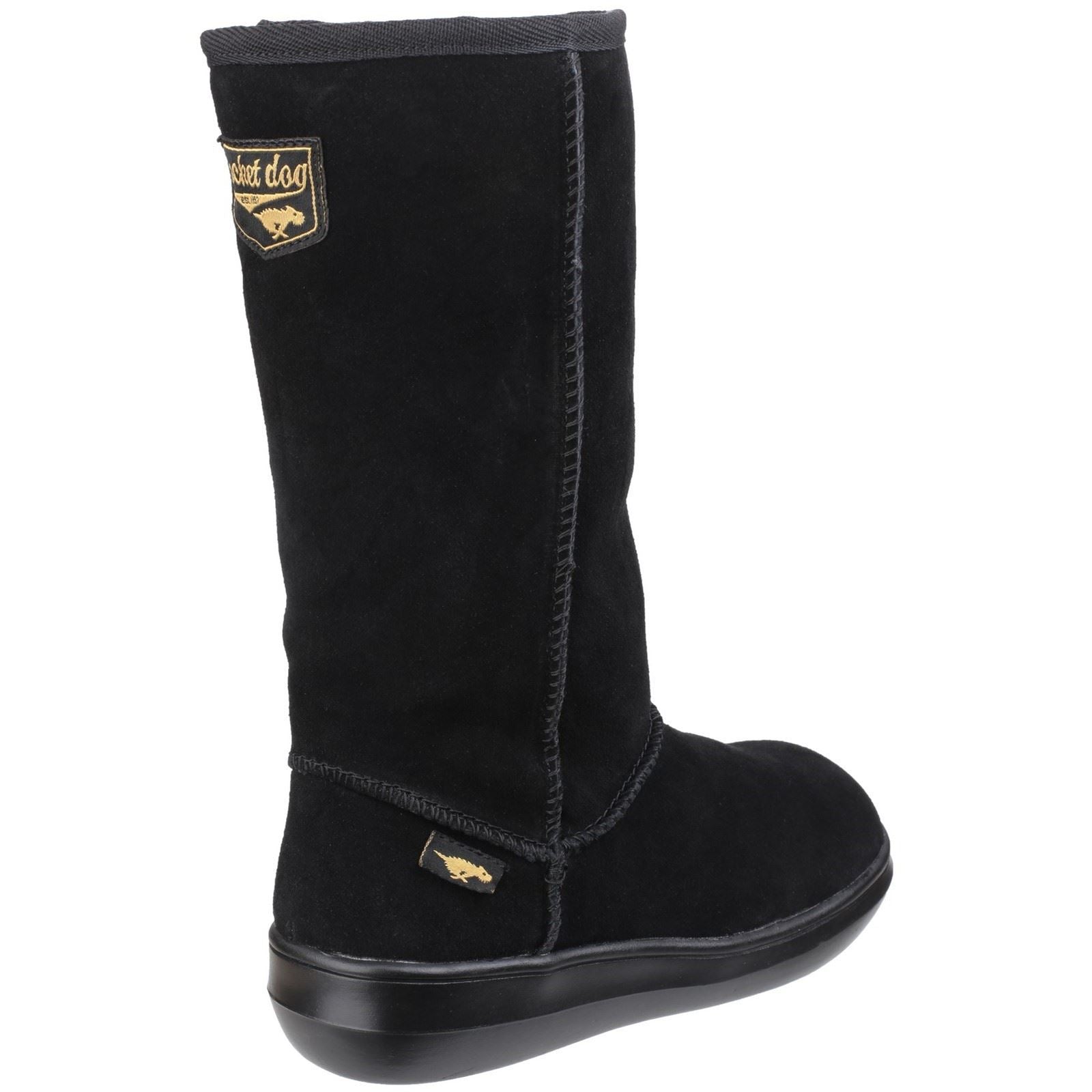 Rocket Dog Sugardaddy Bottes En Daim Noir Pour Femmes