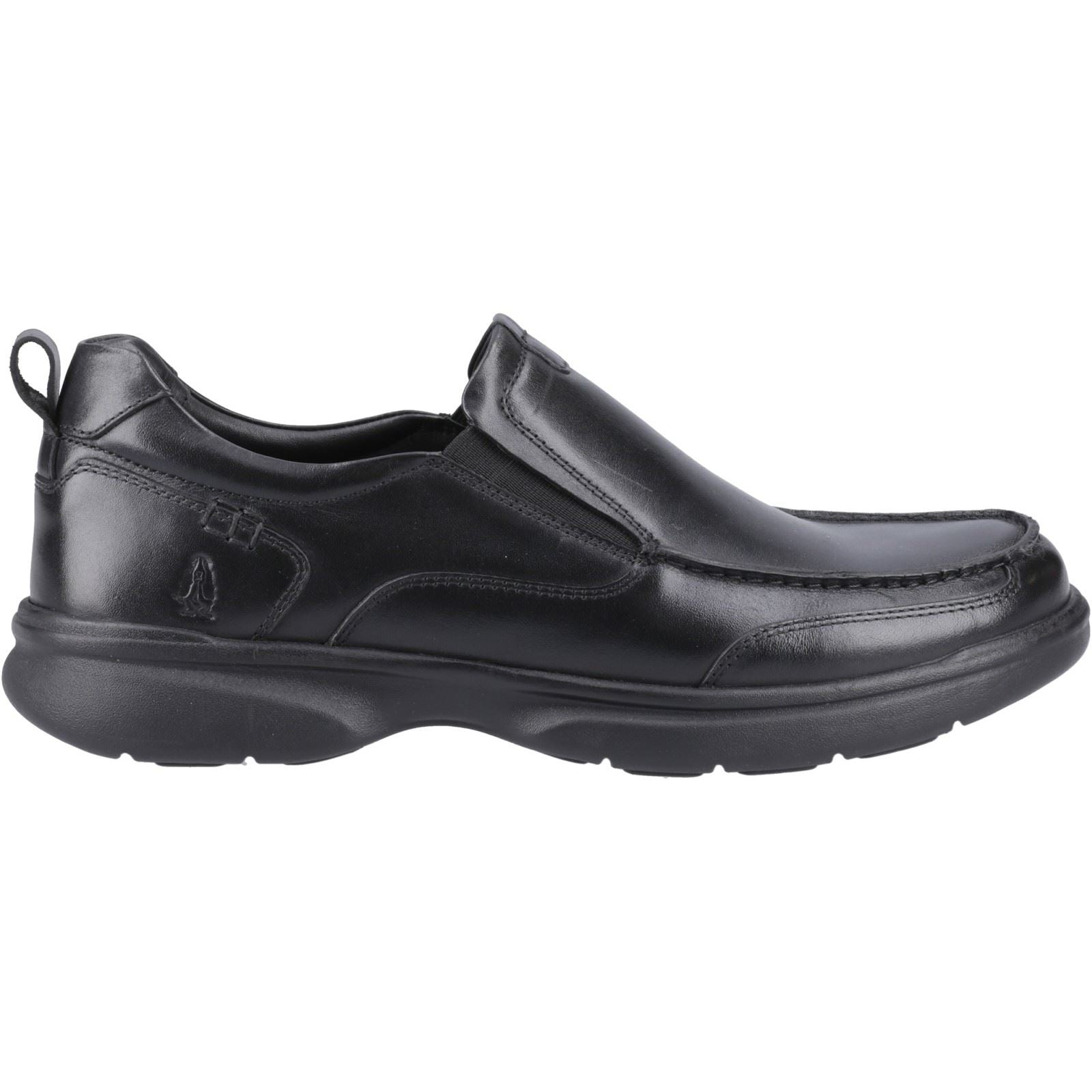 Hush Puppies Harold Chaussures Mocassins Noires Pour Hommes En Cuir