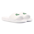 Lacoste Serve Slide 0.0 Sandales Blanches Pour Hommes