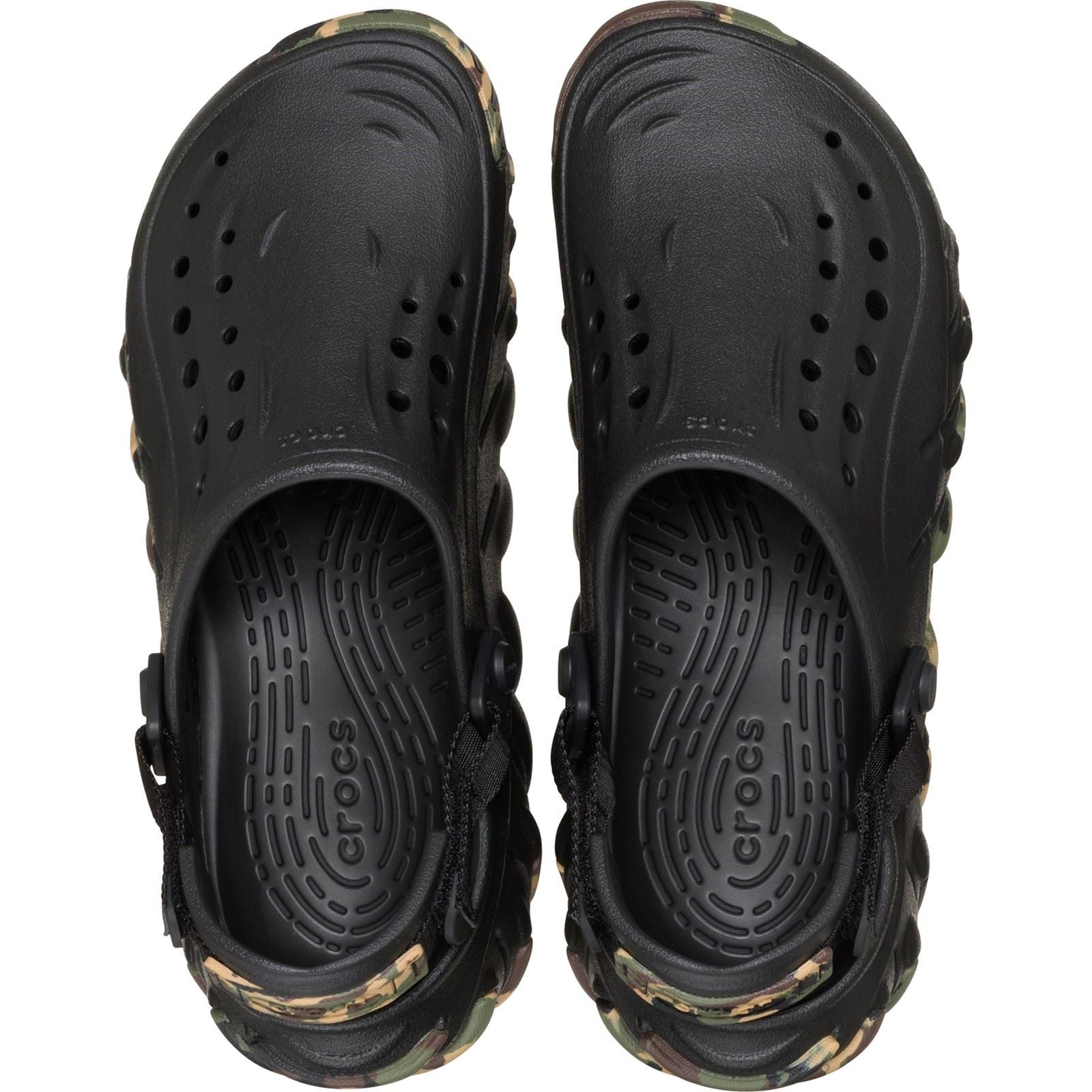 Crocs Echo Ro Sabots Thermoplastiques Noirs/Multicolores