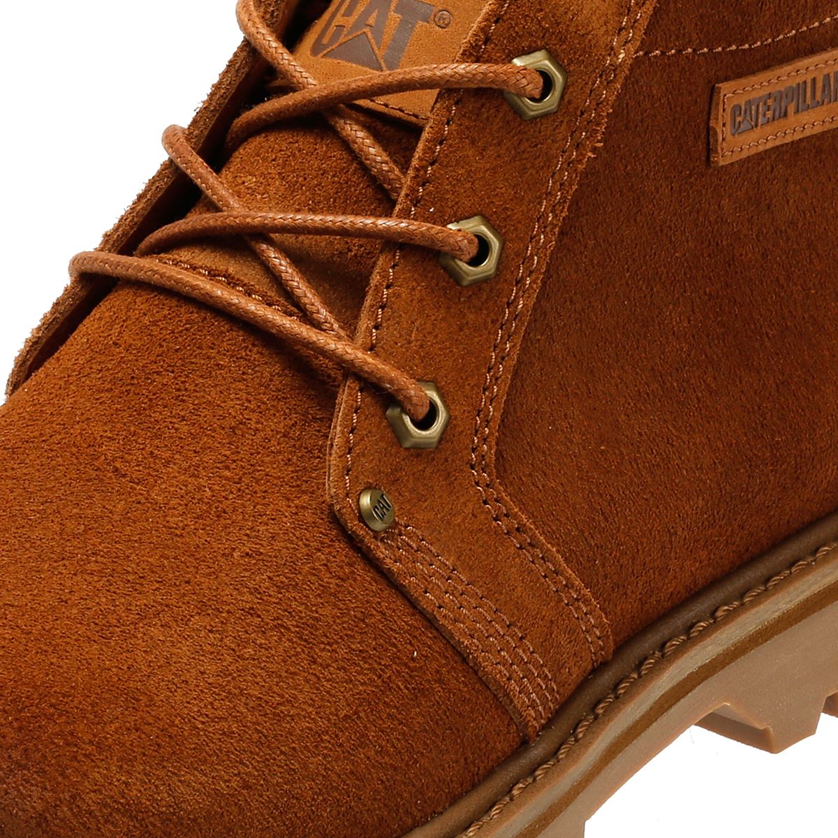 Caterpillar Grader Chukka Bottes Brunes Pour Hommes En Suède