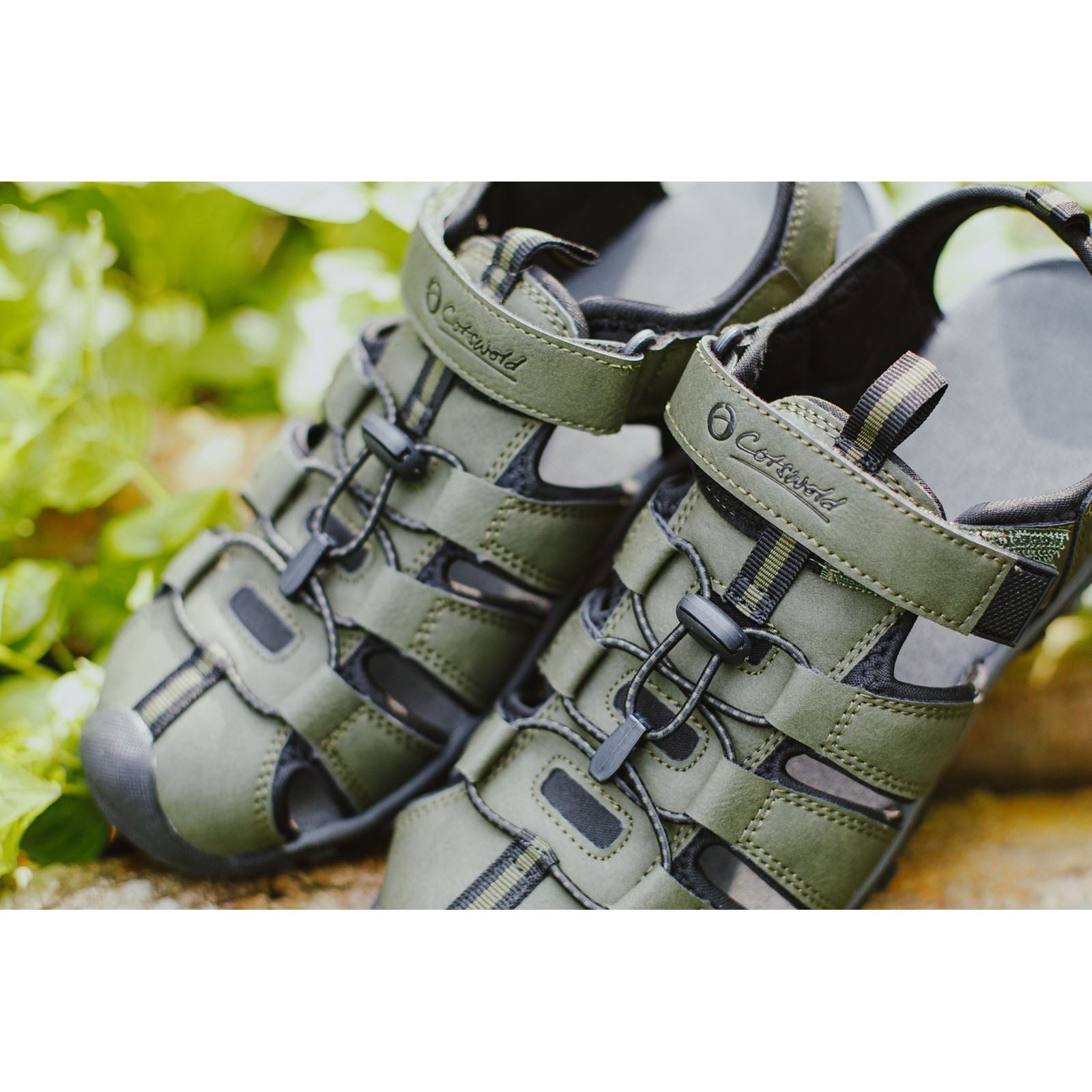 Cotswold Furze Sandales Homme En Polyuréthane Kaki