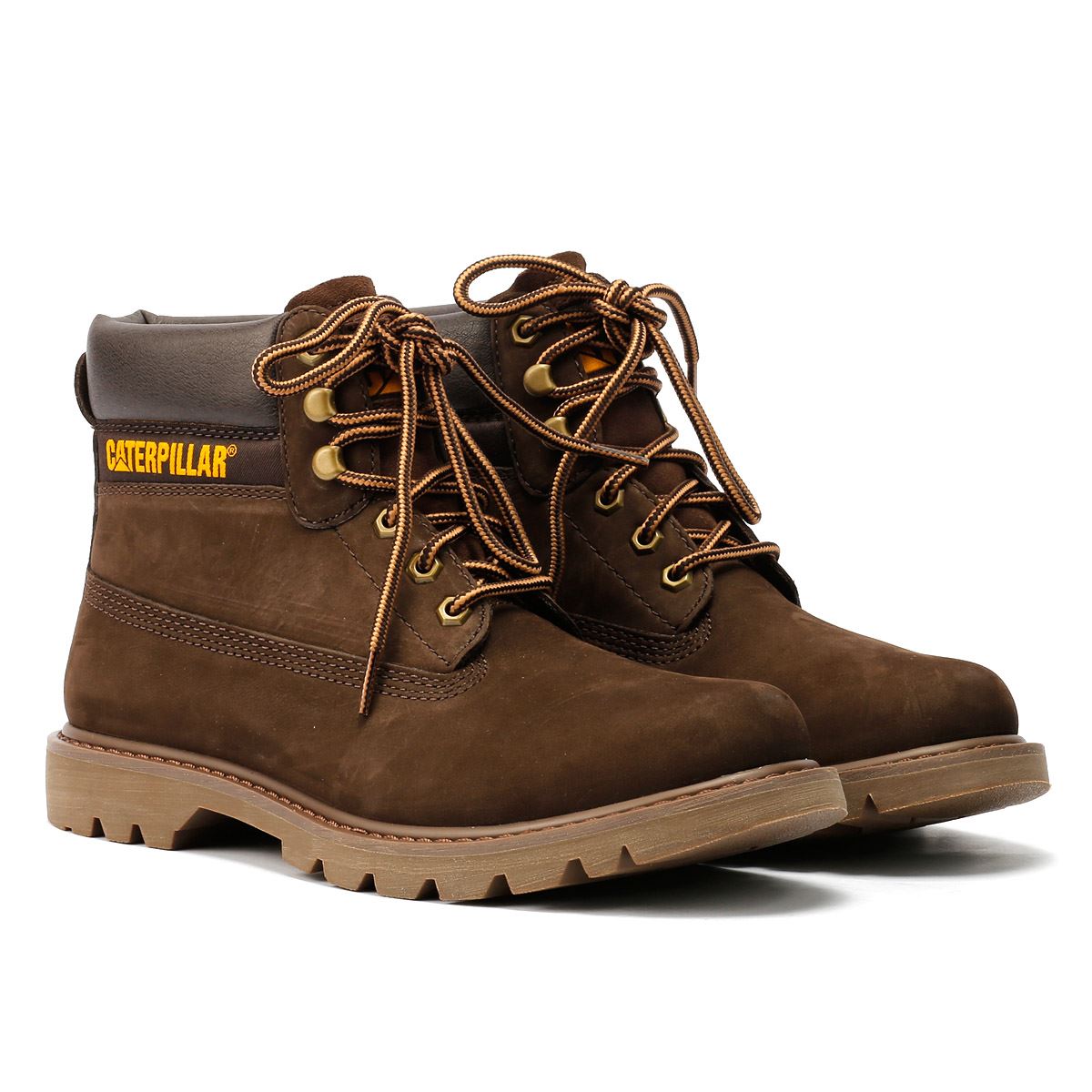Caterpillar Colorado 2.0 Bottes En Cuir Marron Pour Hommes