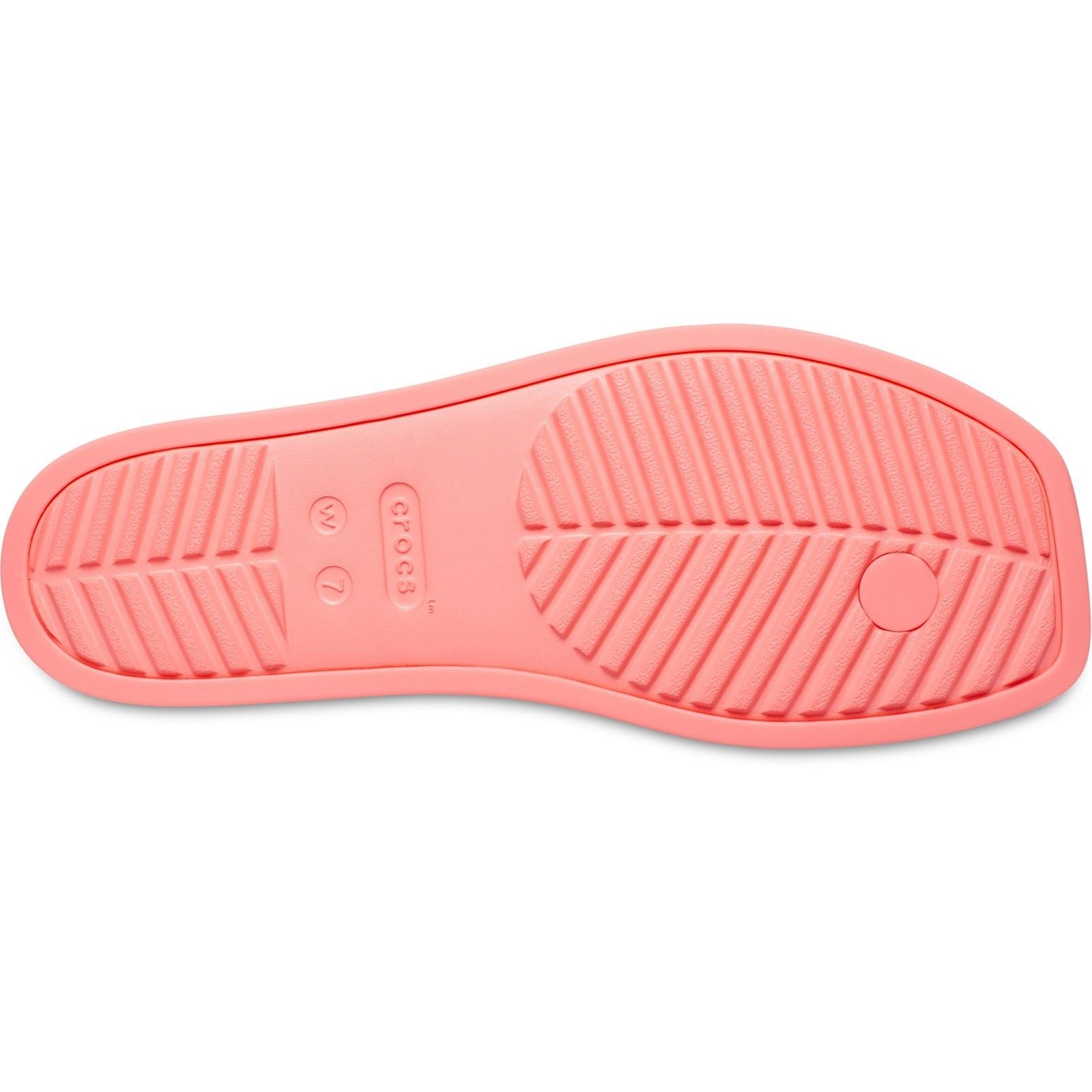 Crocs Miami Flip Tongs En Guava Pour Femmes En Thermoplastique