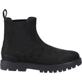 TOMS Griffin Bottes Noires En Cuir Pour Hommes