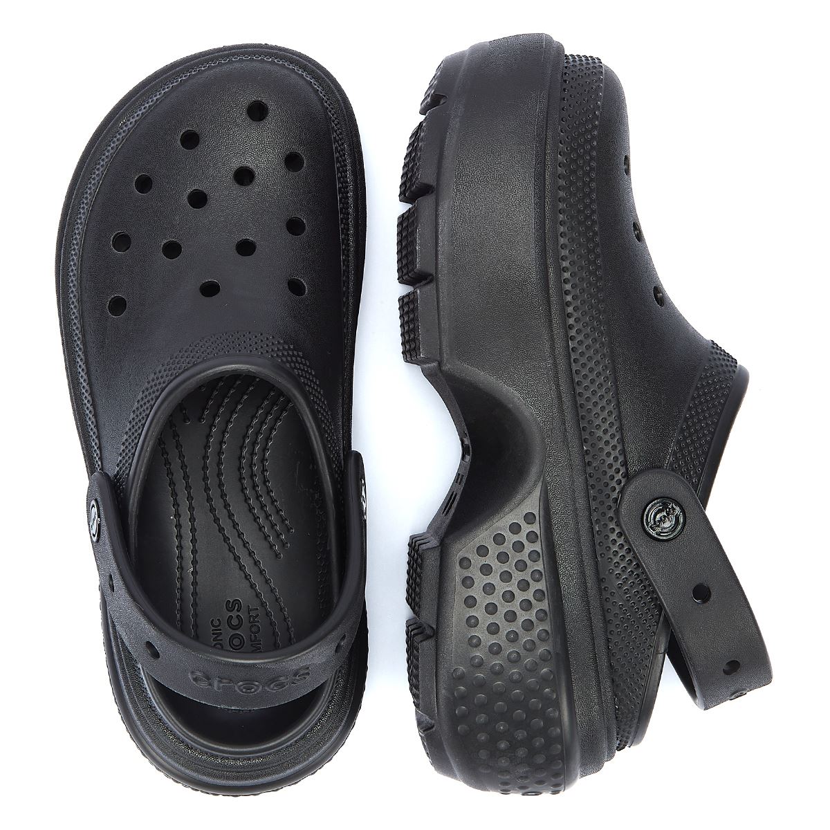 Crocs Stomp Sabots Noirs