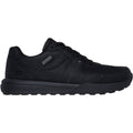 Skechers Netson Gander Chaussures Noires Pour Hommes En Polyuréthane À Lacets