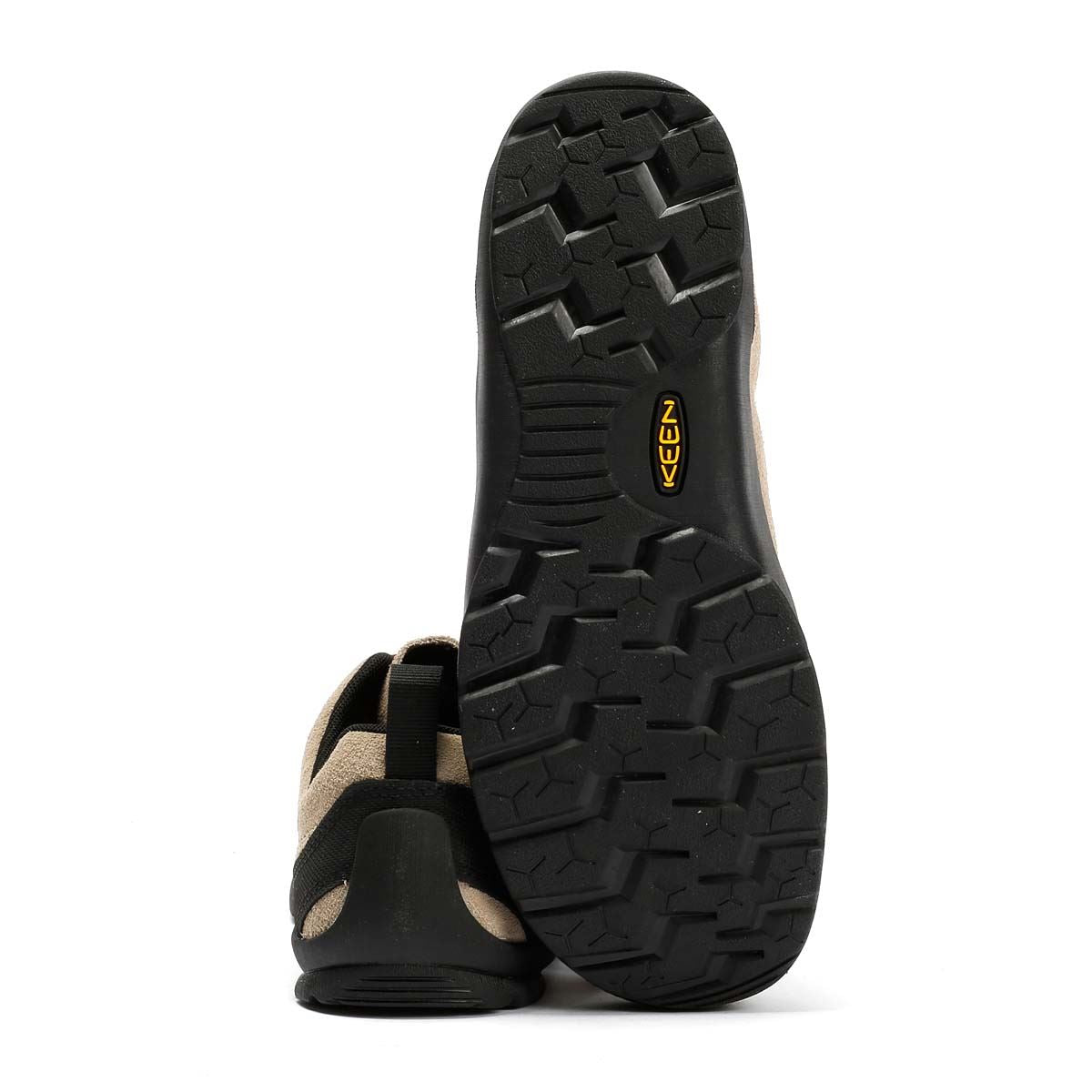 Keen Jasper Baskets Beiges Pour Hommes En Suède