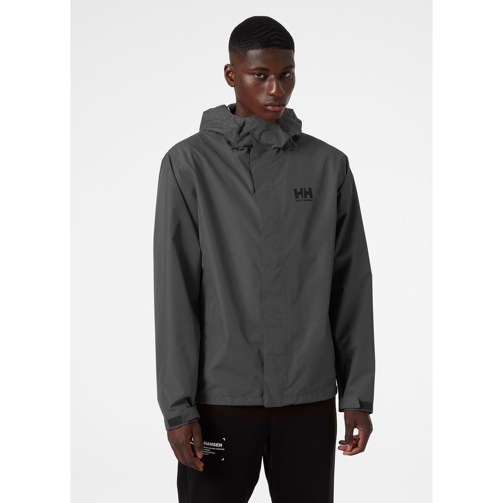 Helly Hansen Sport Seven J Veste De Pluie Grise Pour Homme