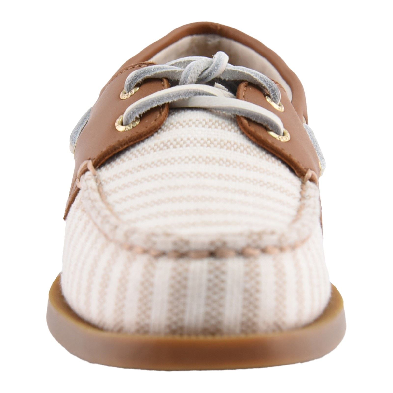 Sperry Authentic Original Bateaux En Textile Pour Femmes Blancs/Naturels
