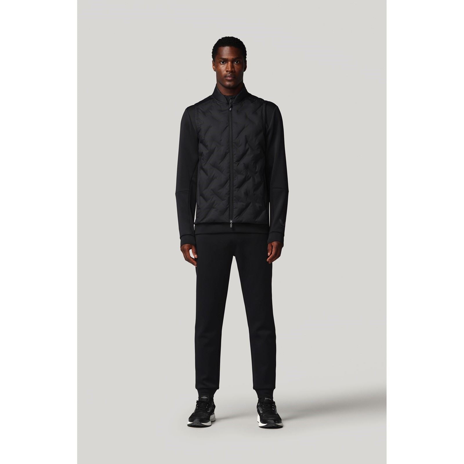 Castore Hybrid Gilets Noirs Pour Hommes