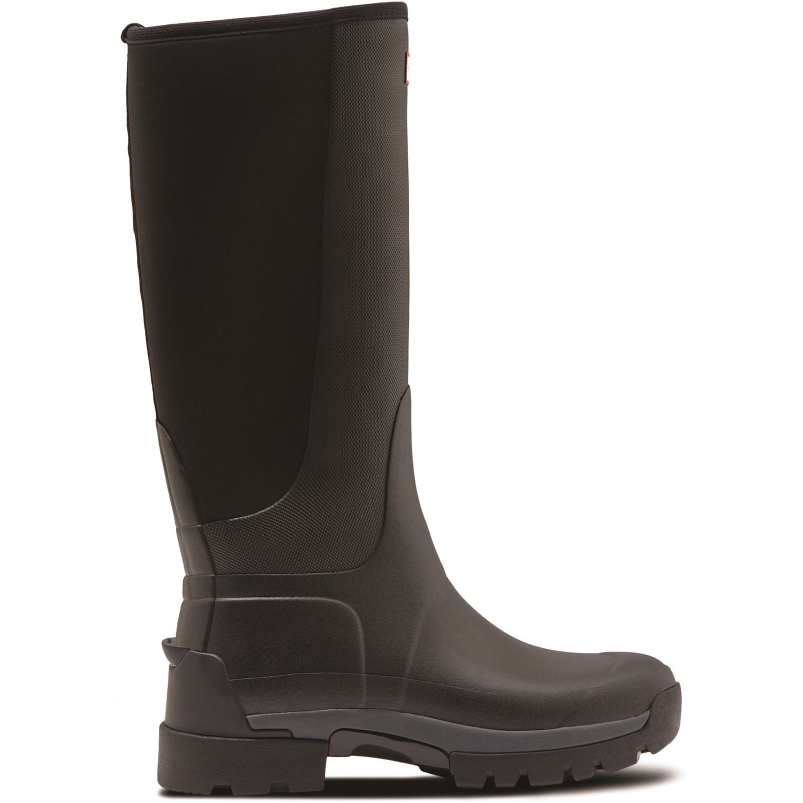 Hunter Balmoral Hybrid Tall Bottes En Caoutchouc Noires Pour Homme