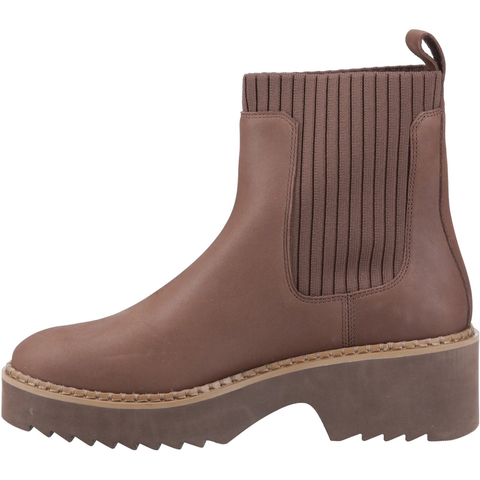 TOMS Millie Bottines À Talons En Cuir Pour Femmes Marron Chêne
