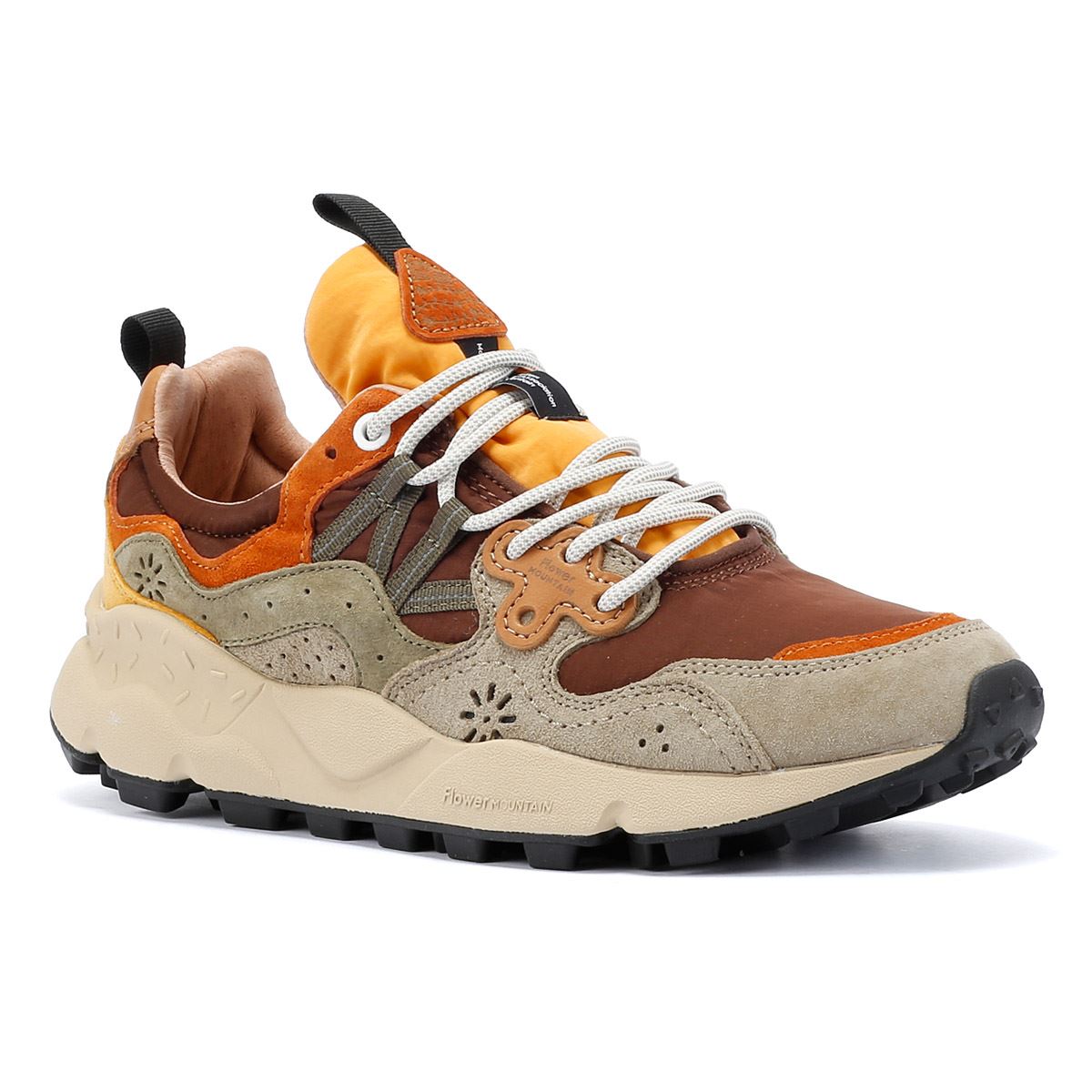 Flower Mountain Yamano 3 Baskets En Daim Marron