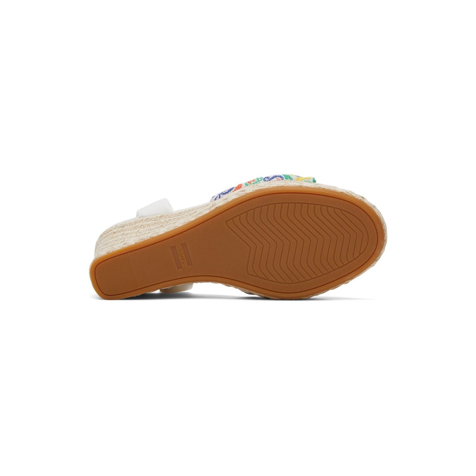 TOMS Marisela Compensées Blanches Pour Femmes