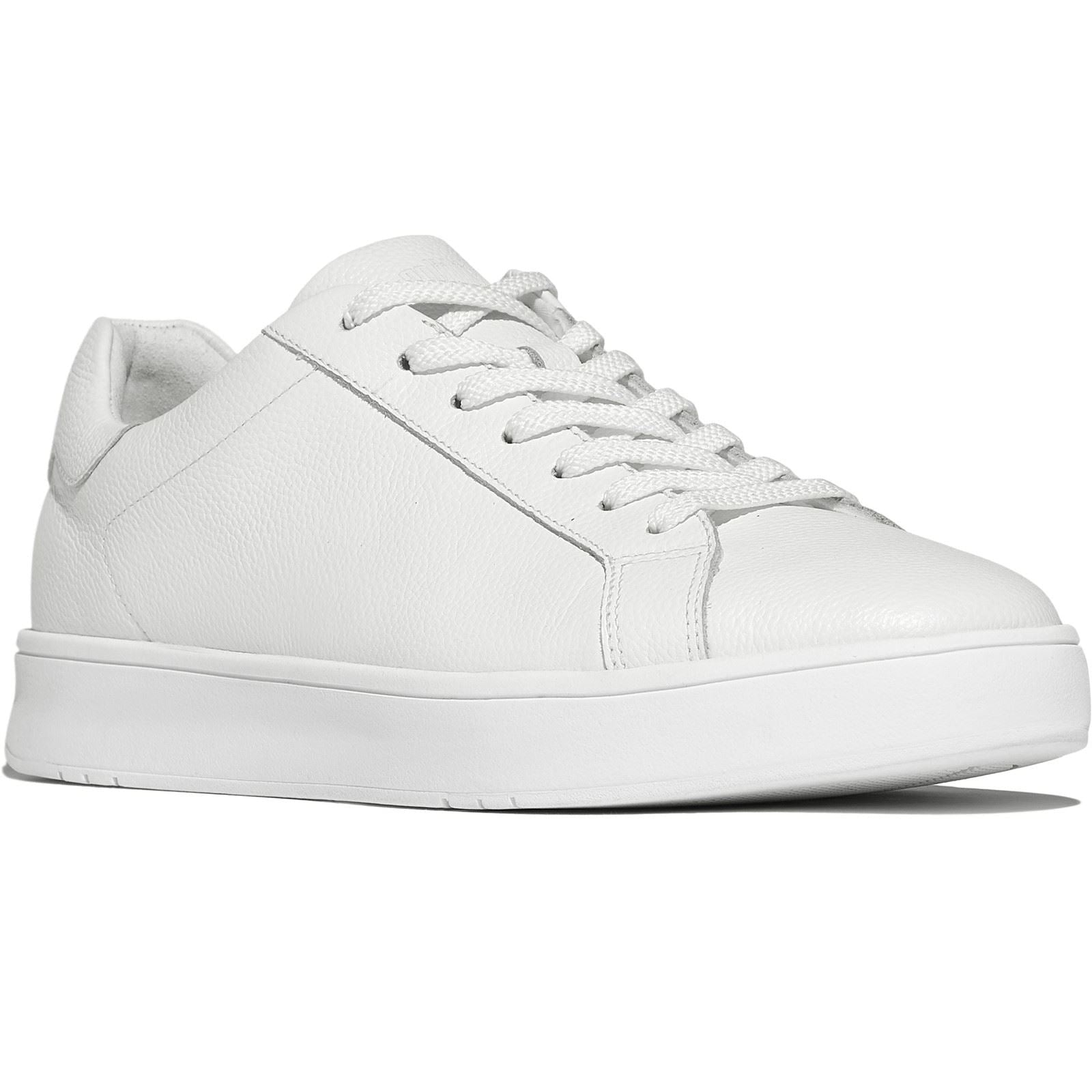 Fitflop Rally II Baskets Urbaines Blanches En Cuir Pour Hommes