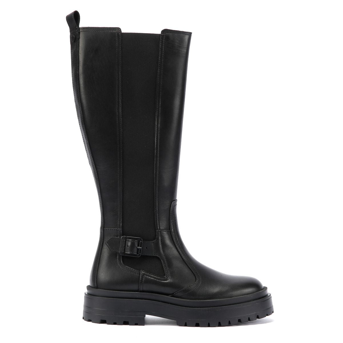 Barbour Alicia Bottes noires en cuir pour femmes