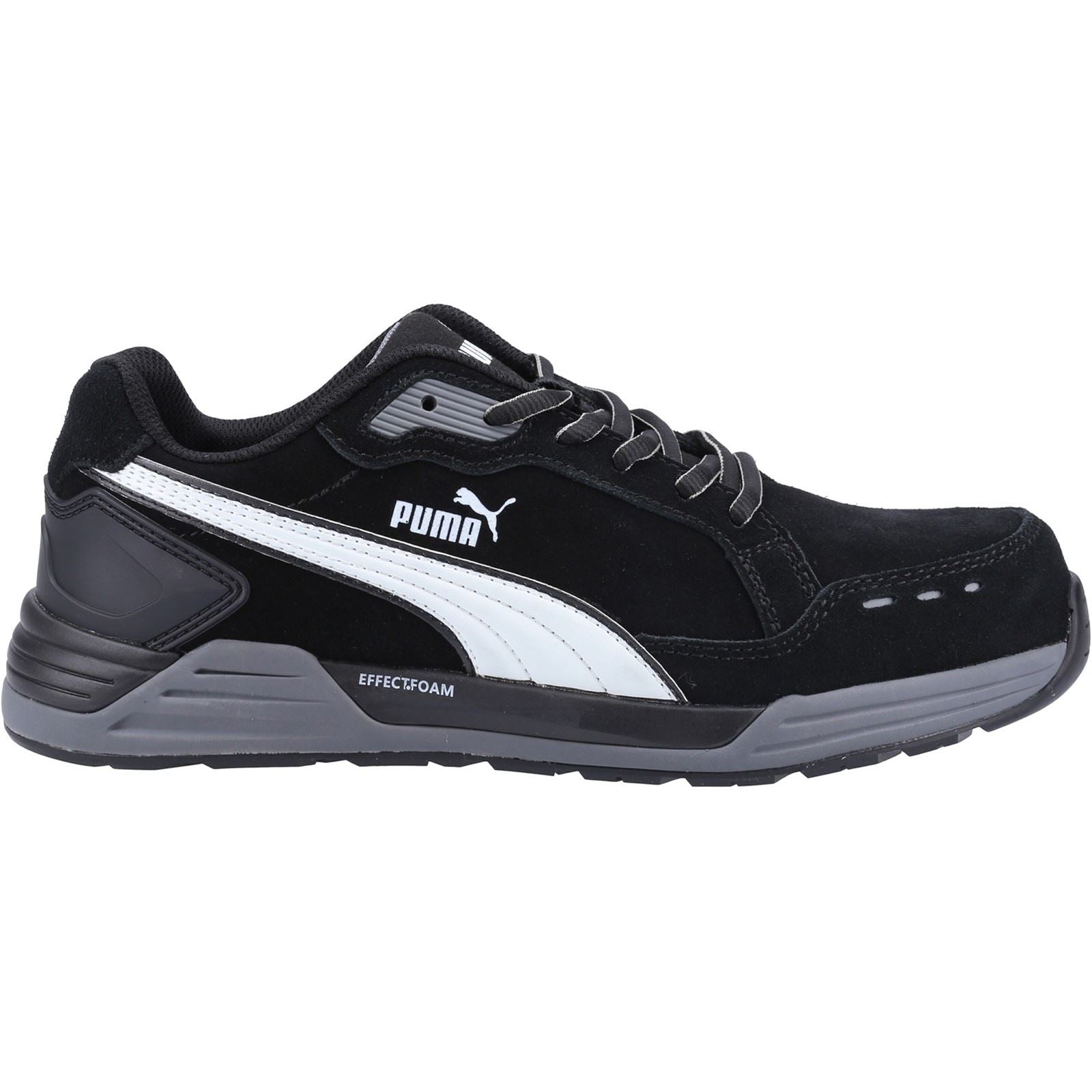 Puma Safety  Baskets De Sécurité En Daim Noir Airtwist Low S3