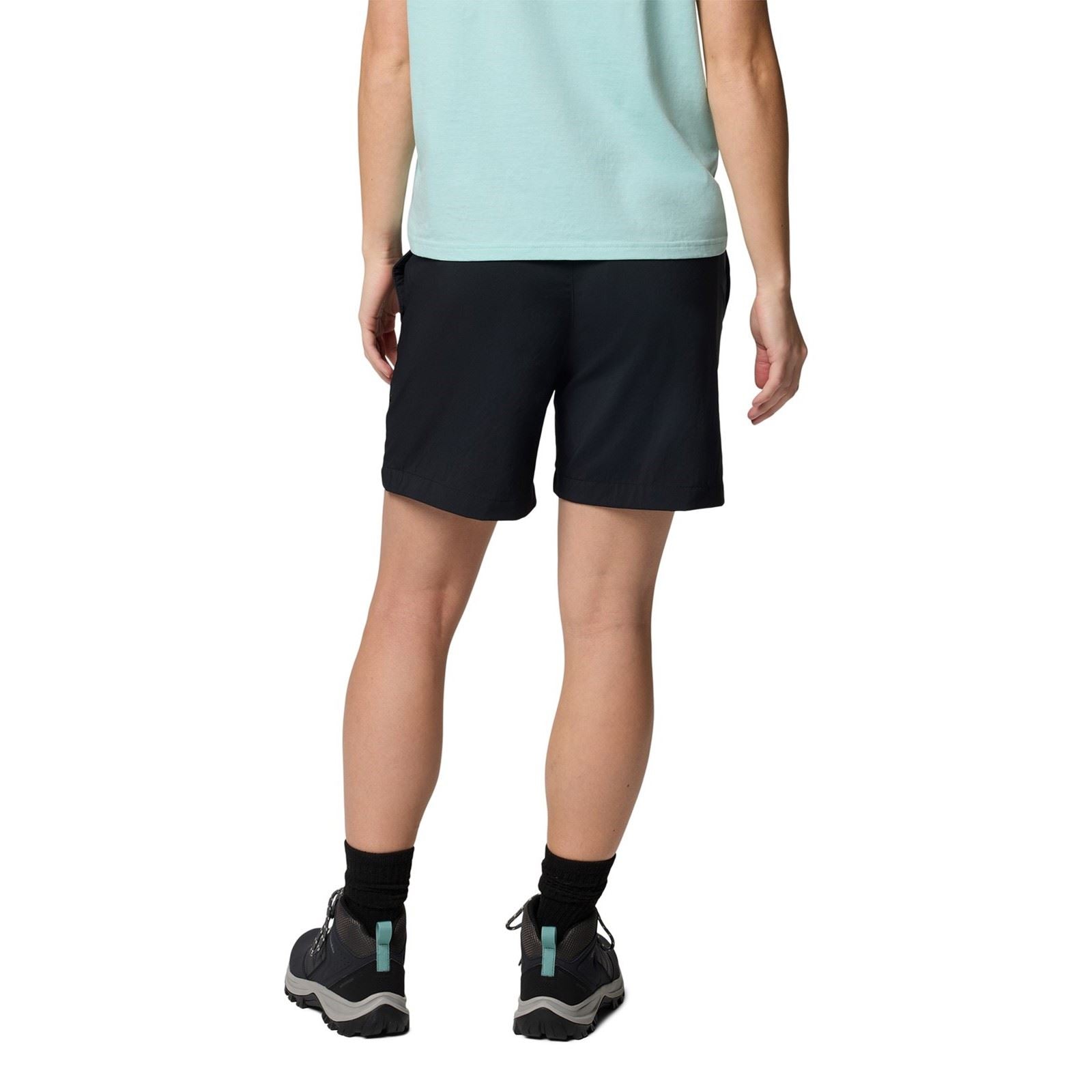 Columbia Silver Ridge Utility Shorts De Randonnée Noirs En Polyester Pour Femmes