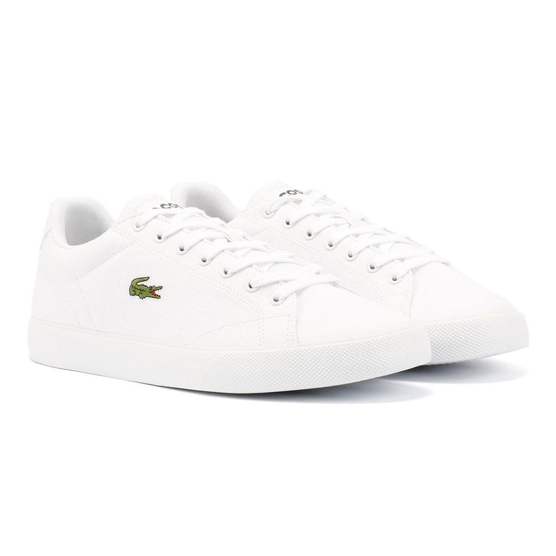 Lacoste Lerond Set Baskets Blanches En Cuir Pour Hommes