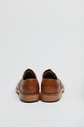 Ben Sherman Sugarman Brogue Chaussures En Cuir Marron À Lacets Pour Homme