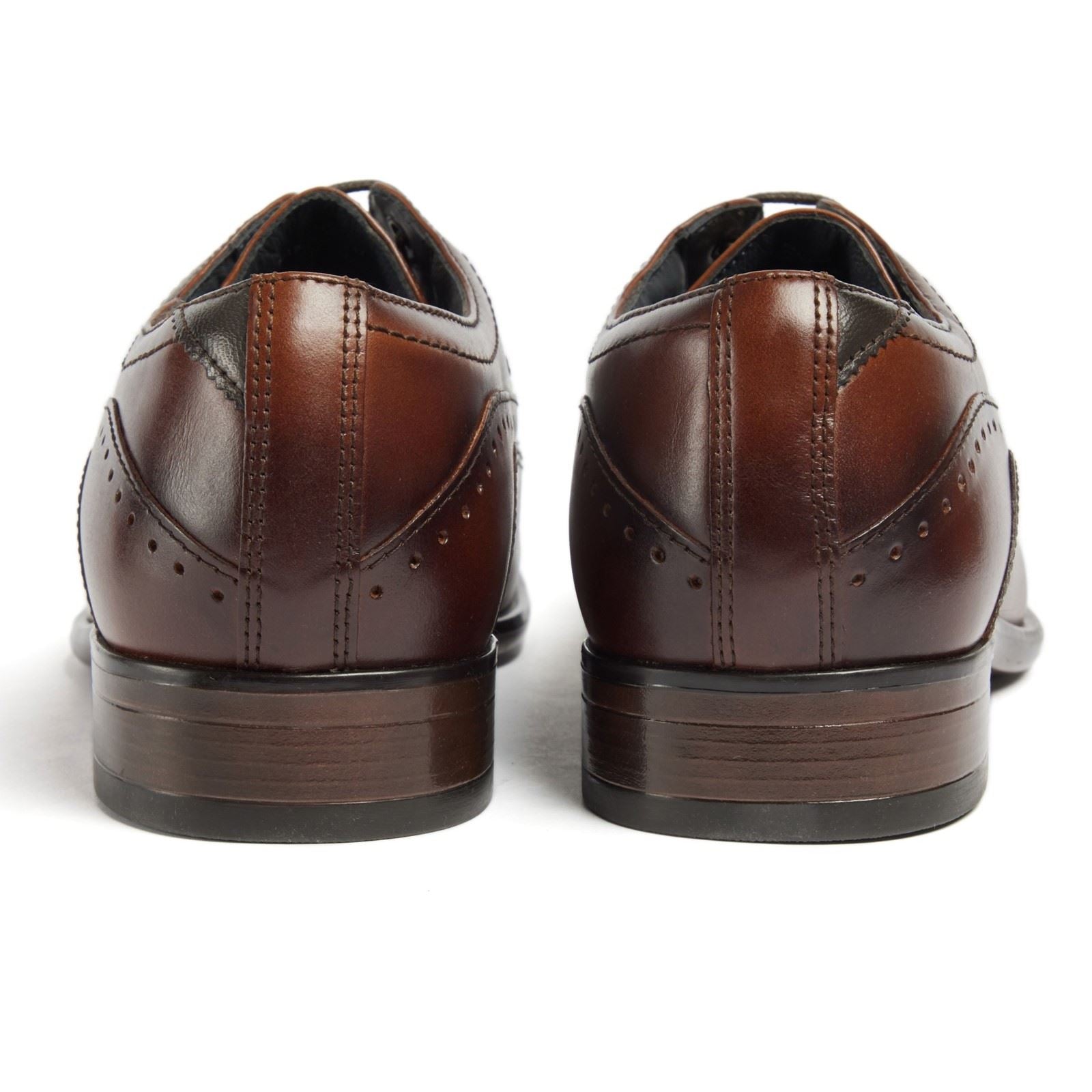 Pod Ralph Chaussures Oxford En Cuir Cognac Pour Hommes