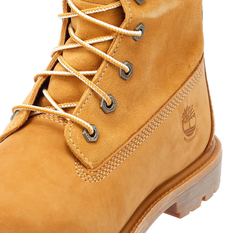 Timberland Warm Lined Waterproof Bottes Marron En Cuir Pour Femmes