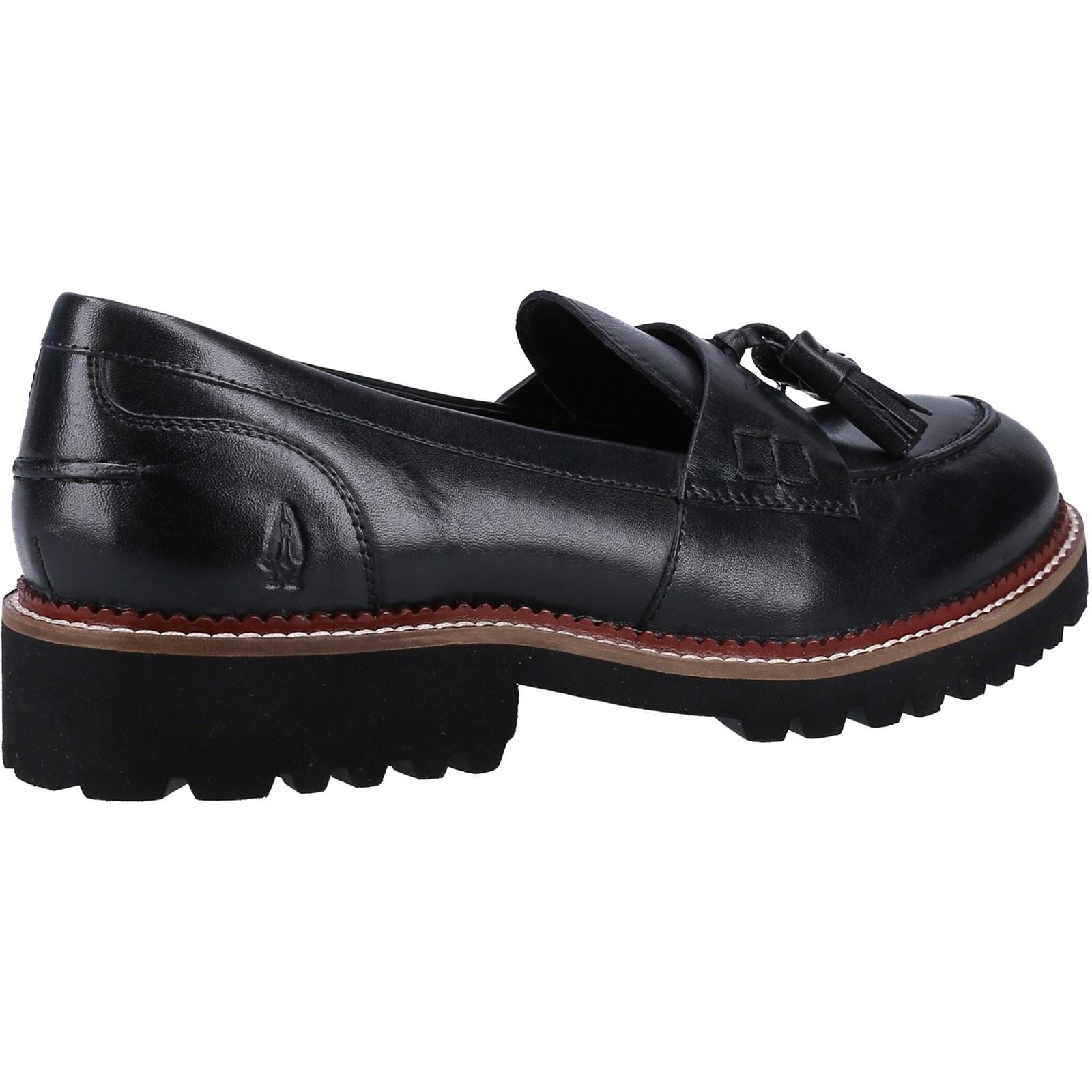 Hush Puppies Ginny Mocassins Noirs Pour Femmes En Cuir