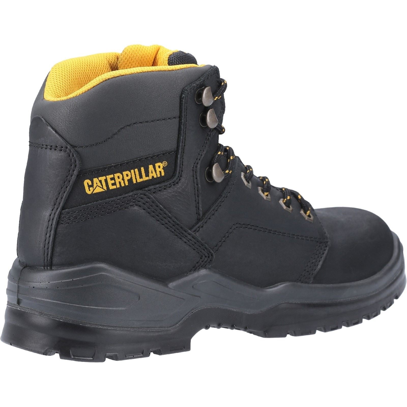 Caterpillar  Bottes De Sécurité En Cuir Noir Striver