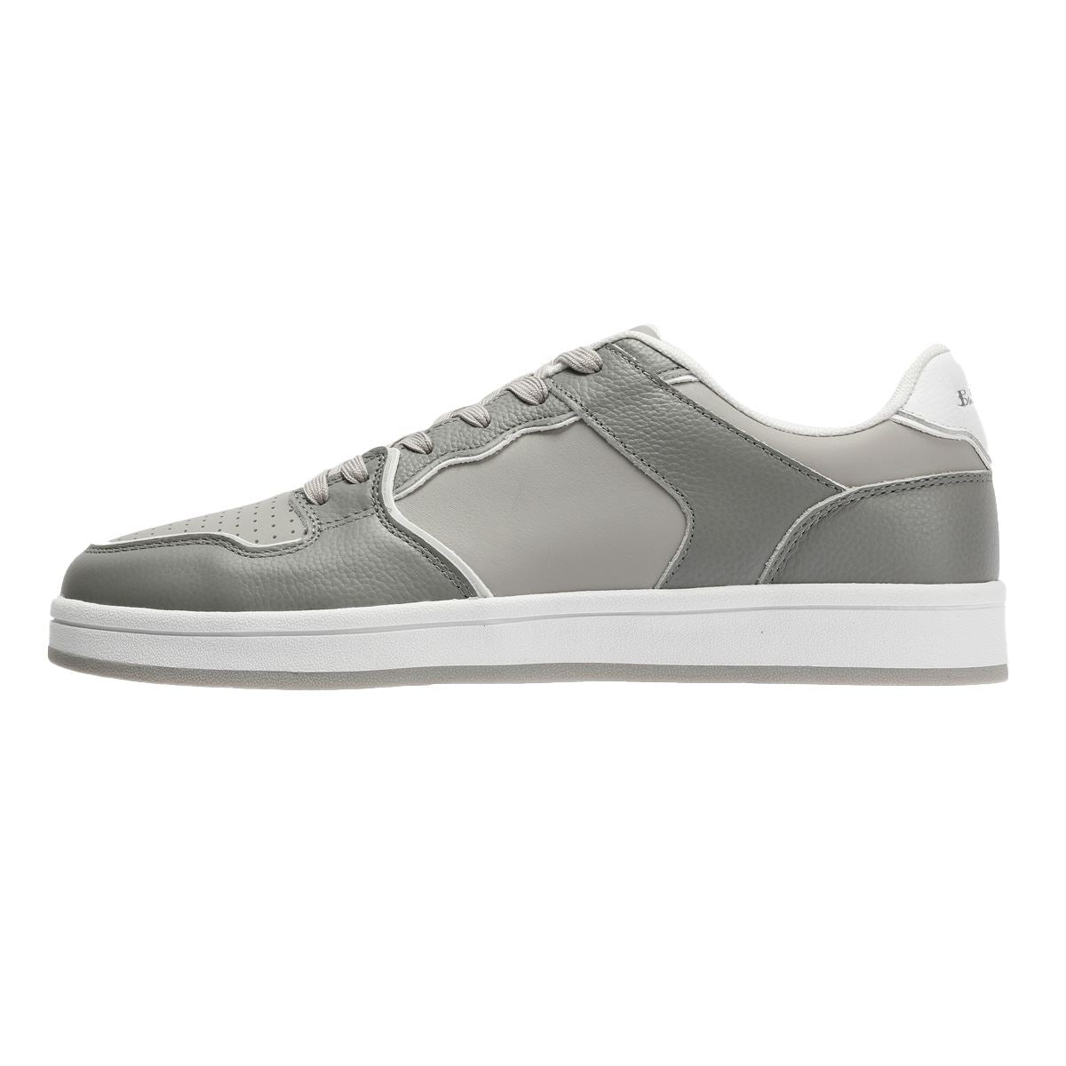 Ben Sherman Club Baskets En Cuir Pour Hommes Grises