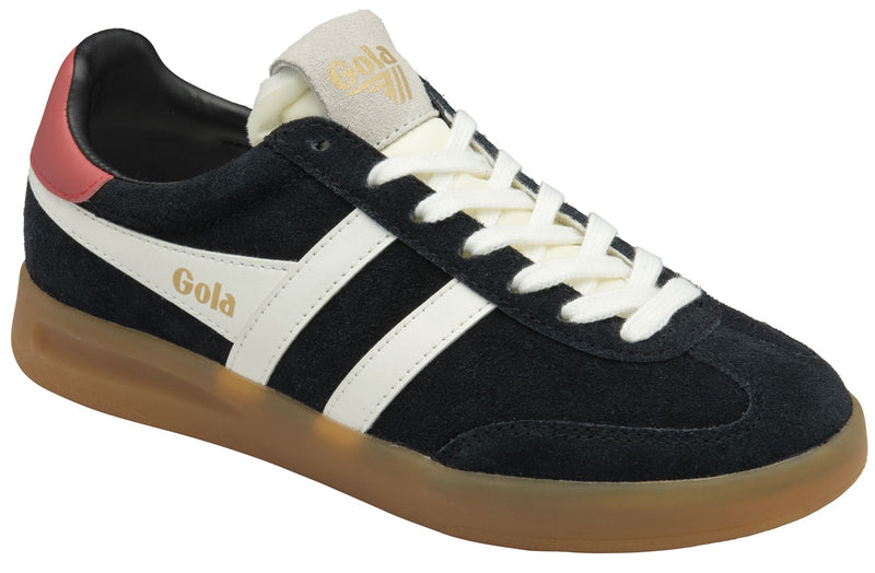 Gola Cyclone Baskets Noires Pour Femmes Suede