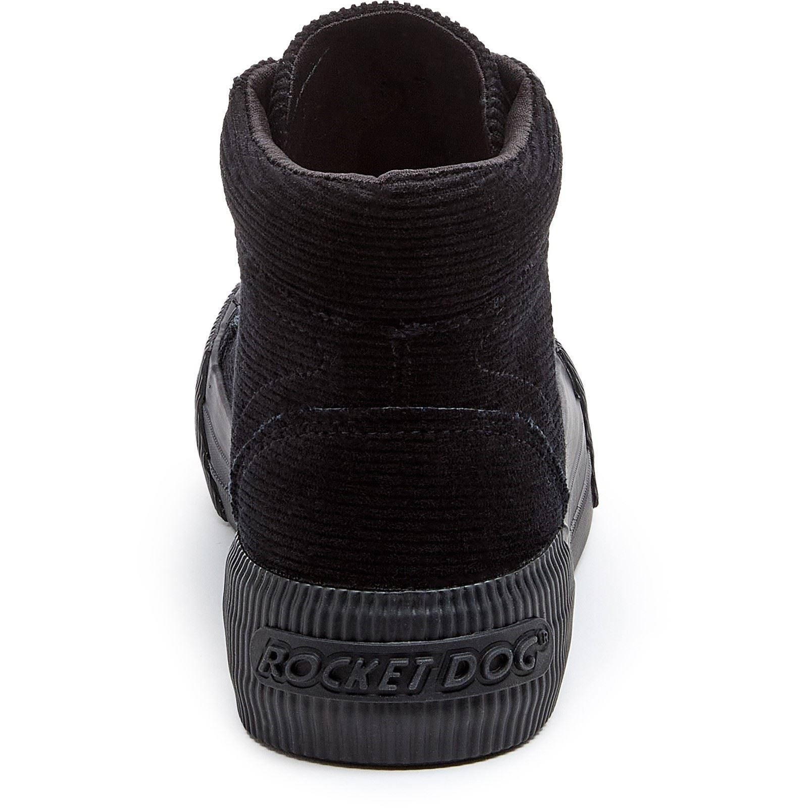 Rocket Dog Cheery Hi Baskets Noires En Velours Côtelé Pour Femmes