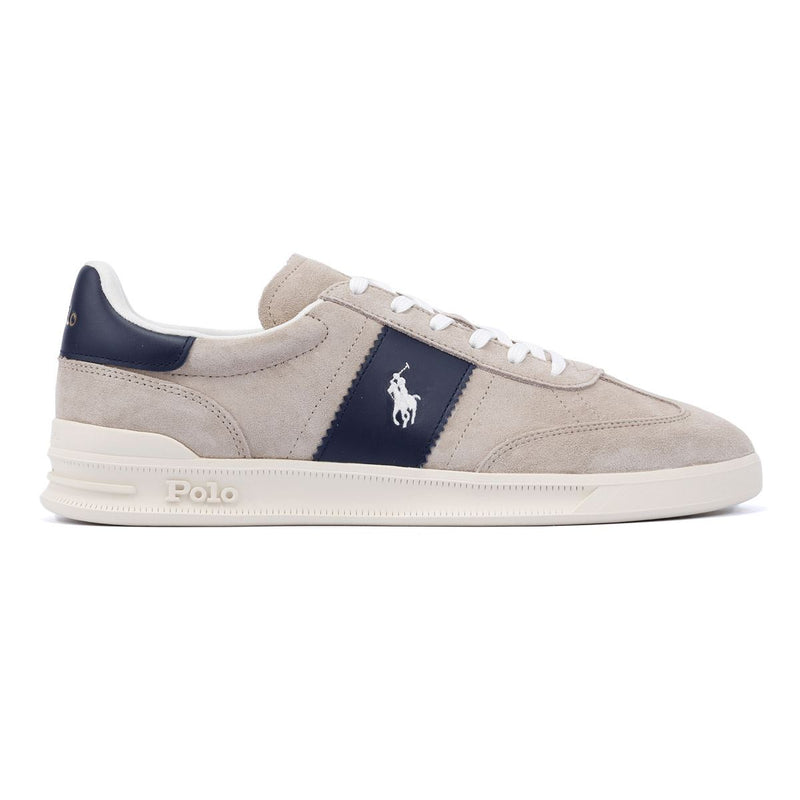 Ralph Lauren Heritage Area Baskets En Daim Beige Pour Hommes