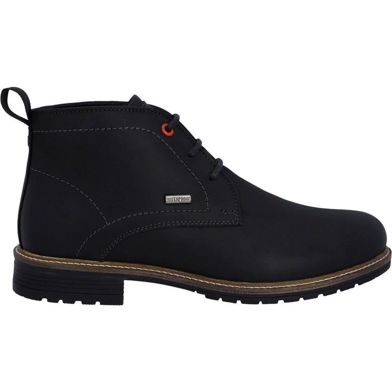 Hunter Jura Bottes Noires En Cuir Pour Hommes