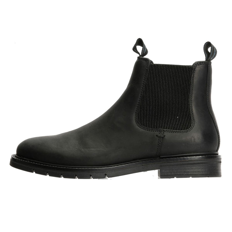 Tower London Harbour Bottes Noires En Cuir Pour Hommes