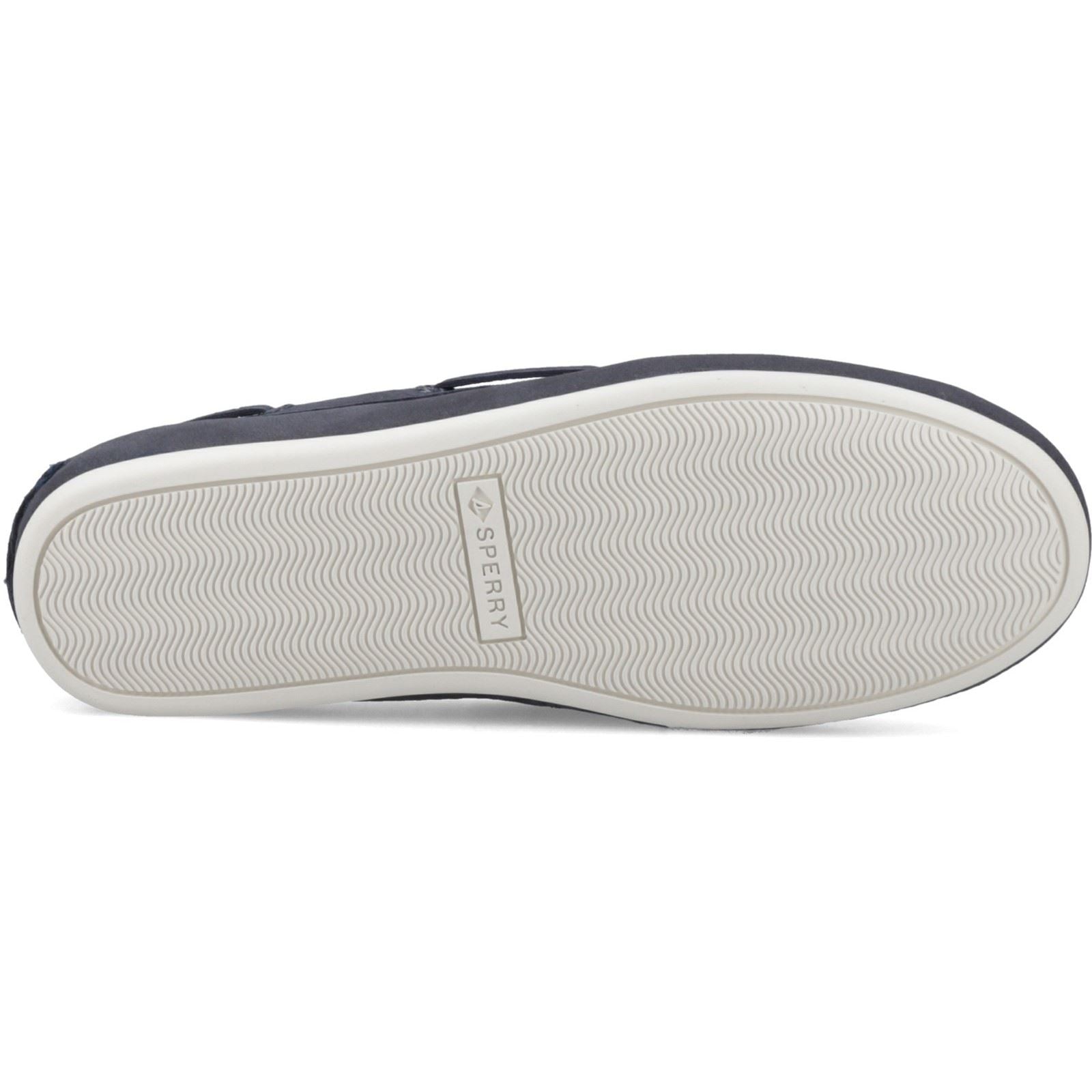 Sperry Slim Boat Shoe Chaussures Bateau En Cuir Pour Femmes Navy