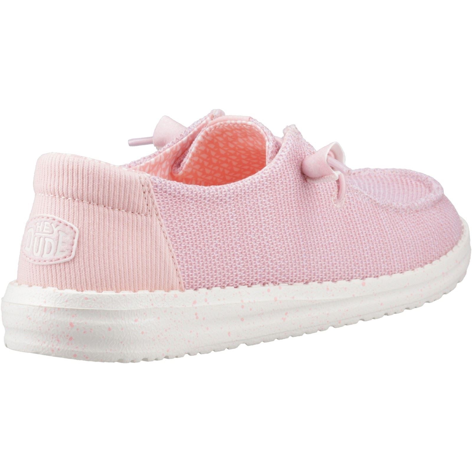 HEYDUDE Wendy Stretch Sox Chaussures De Mocassins À Rosettes Pour Femmes En Mélange De Polyester