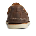 Sperry Gold Cup Authentic Original Chaussures Bateau Marron En Cuir Pour Hommes