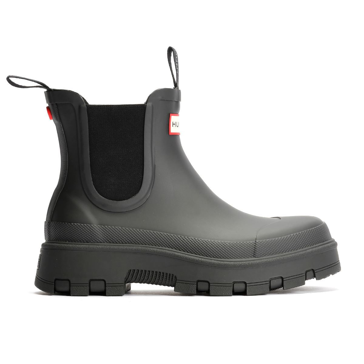 Hunter Elements Chelsea Bottes En Caoutchouc Noires Pour Femmes