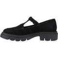Hush Puppies Nella T-Bar Chaussures Noires Pour Femmes En Suède.