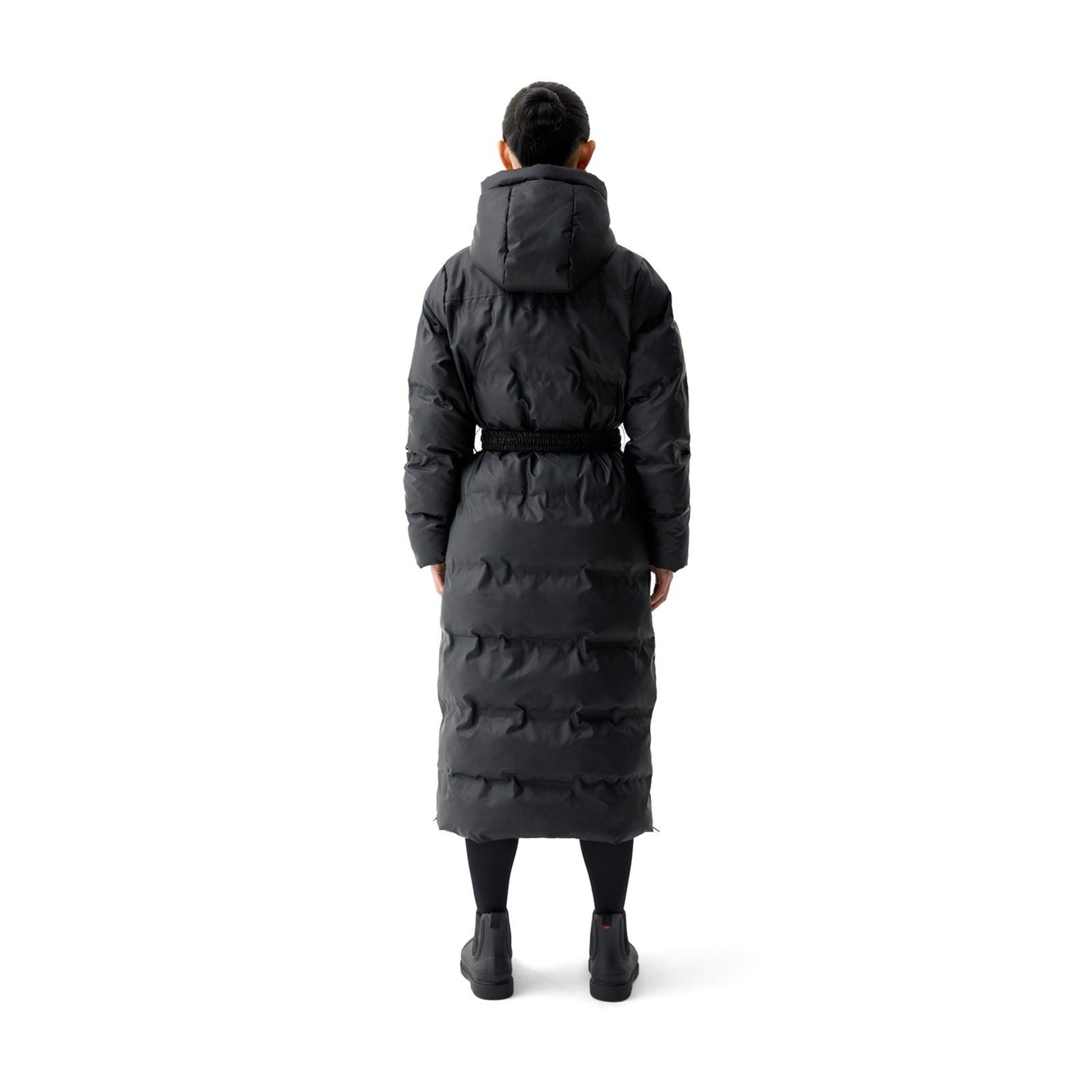 Hunter Hutchison Sonic Long Puffer Jacket Vestes Matelassées Noires Pour Femmes