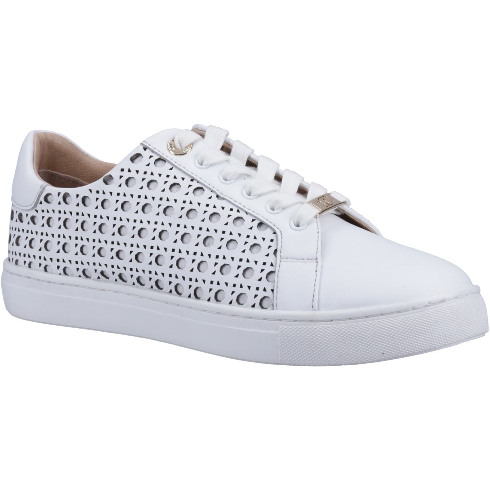 Dune Ease Baskets Blanches En Cuir Pour Femmes