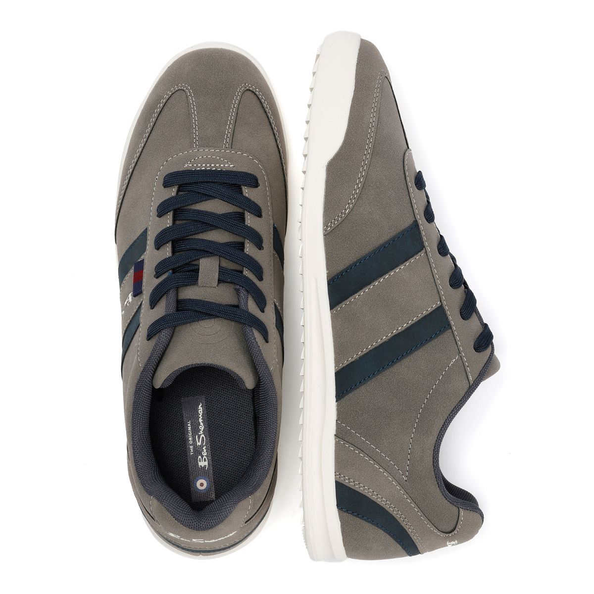 Ben Sherman Keeler Baskets Grises Pour Hommes