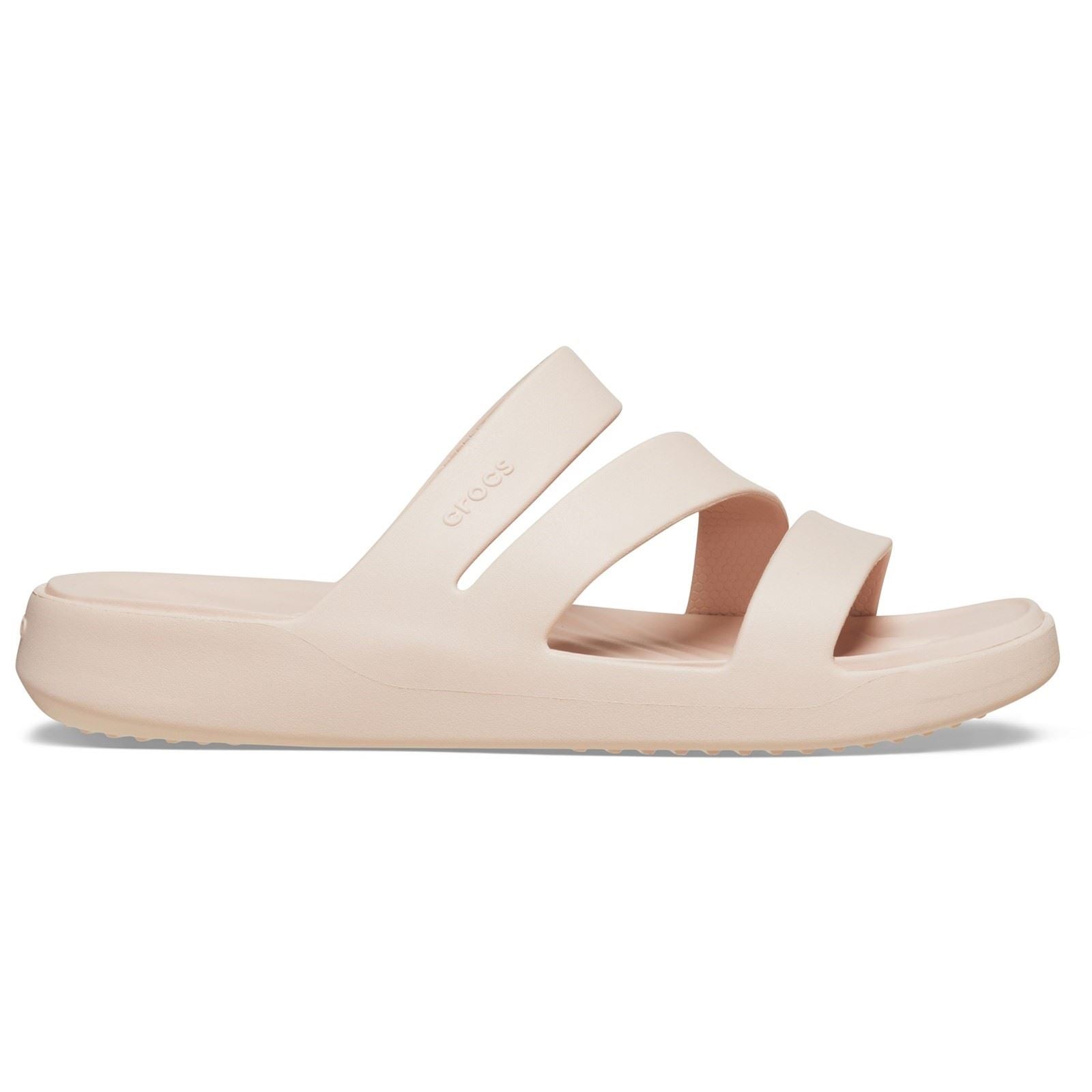 Crocs Getaway Strappy Sandales En Quartz À Quartz Pour Femme En Thermoplastique