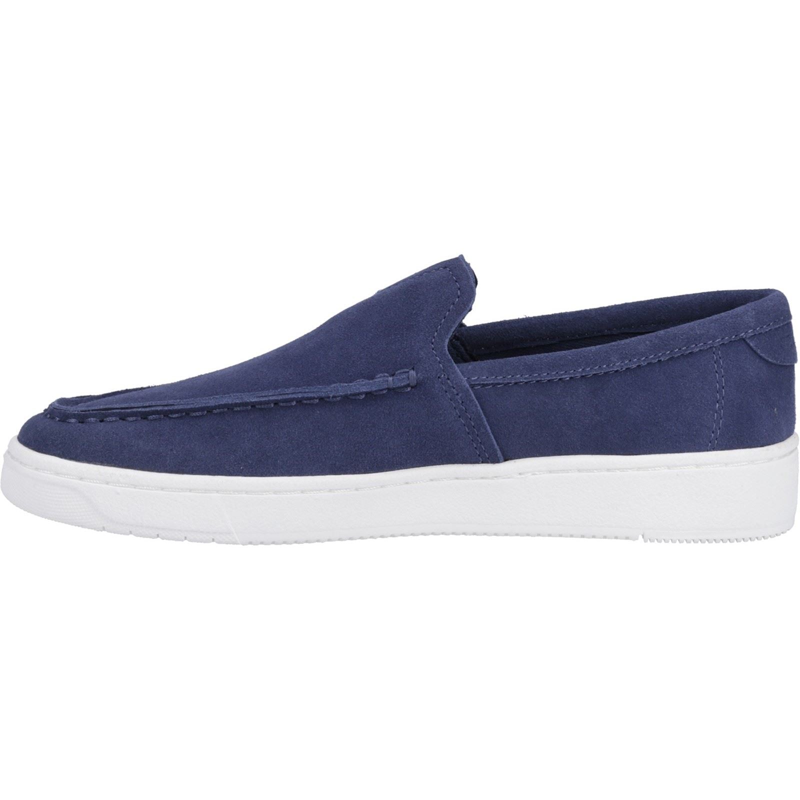 TOMS TRVL Lite Espadrilles En Cuir Pour Hommes Bleu Cadet