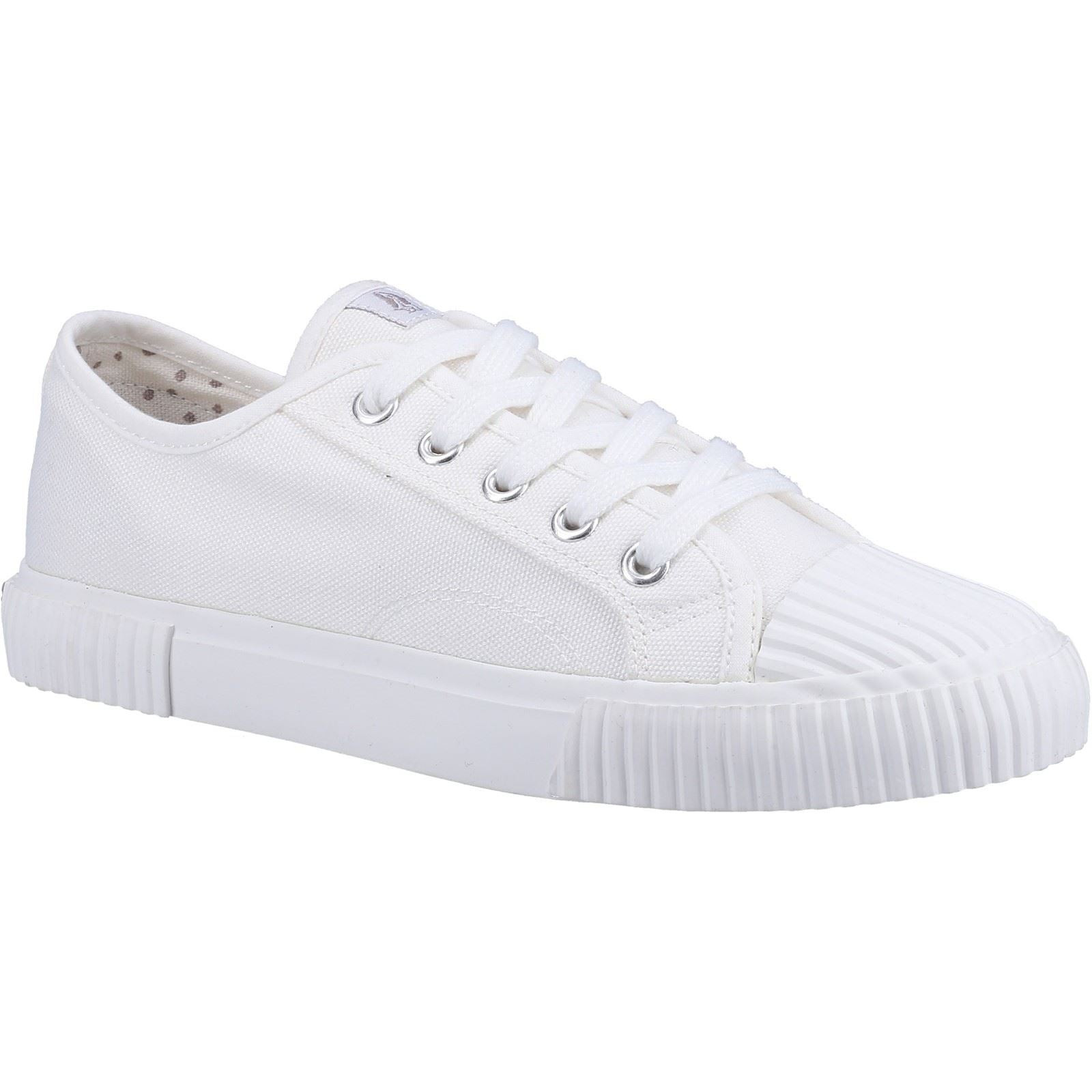 Hush Puppies Brooke Baskets En Toile Blanche Pour Femmes