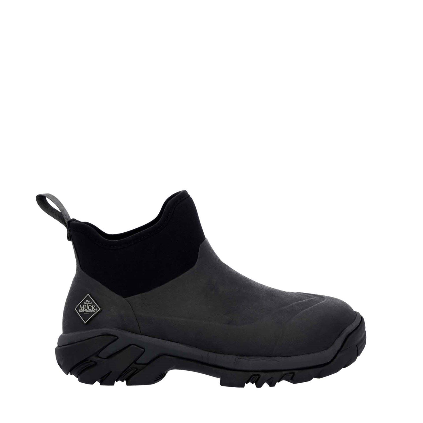 Muck Boots Woody Sport Bottes En Caoutchouc Noires/Grises Foncées