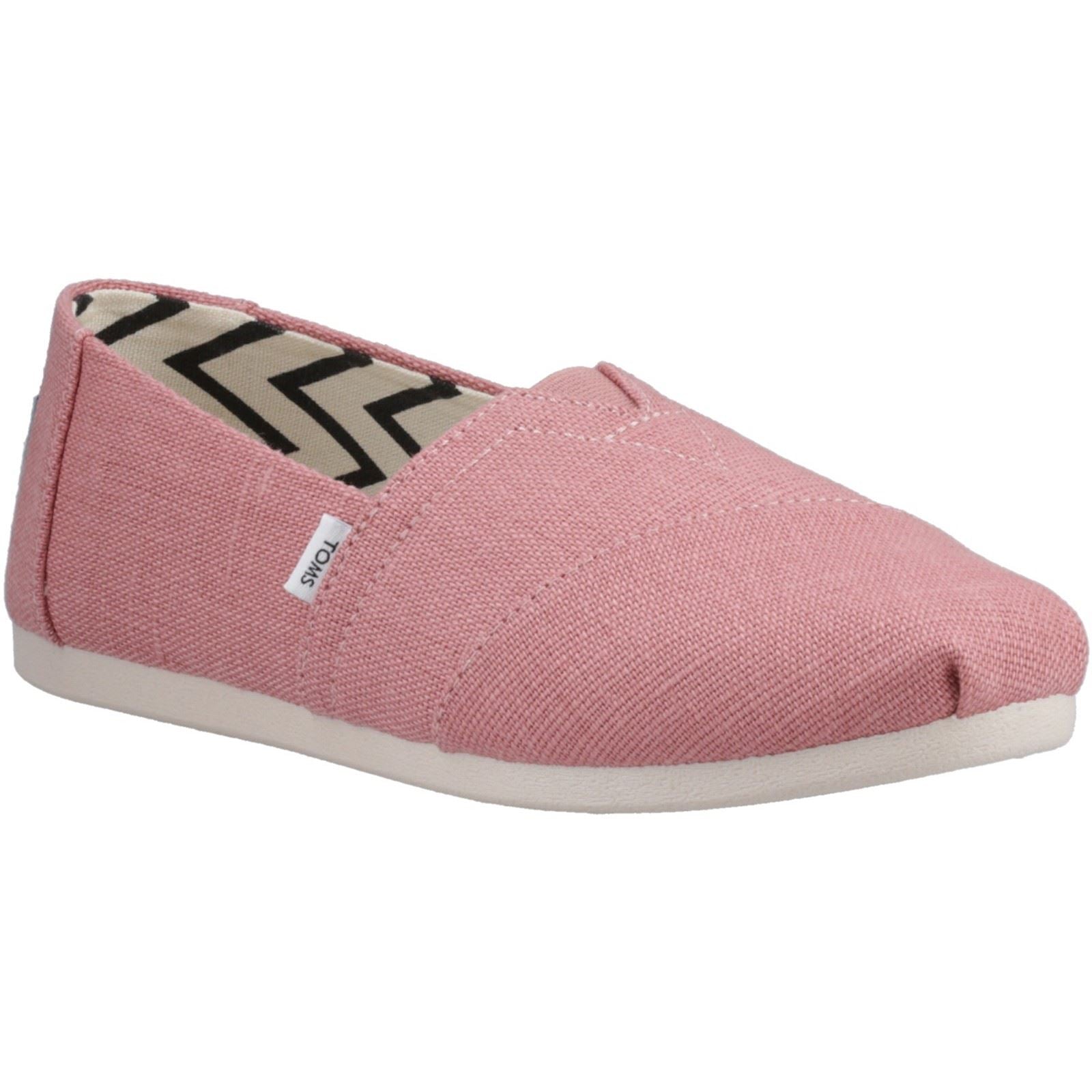 TOMS Alpargata Espadrilles Roses En Jute Pour Femmes