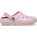 Crocs Classic Lined Clog Sabots En Plastique Thermoformable Pour Femmes En Rose Poudré