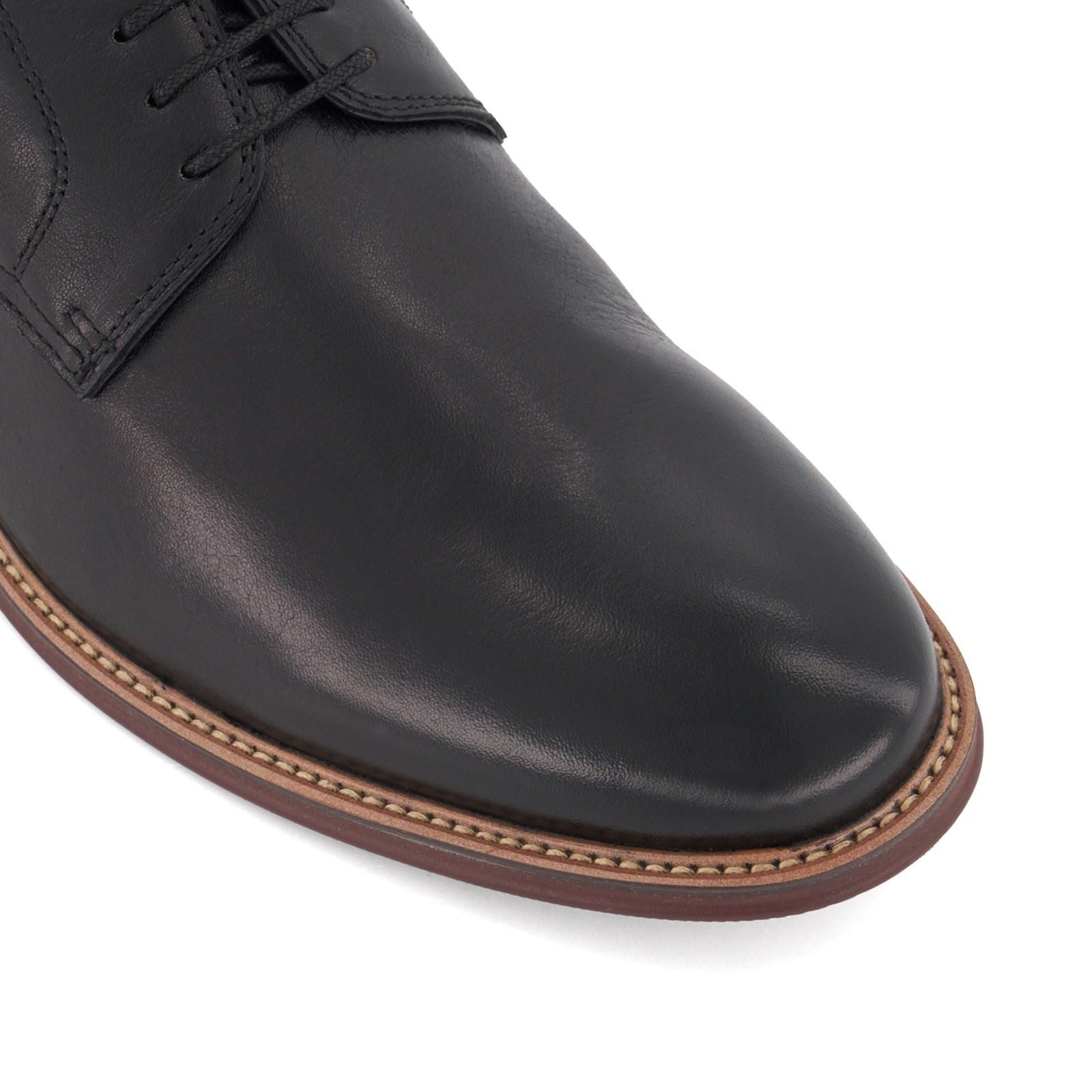 Dune Stanley Chaussures Oxford En Cuir Pour Hommes Noires